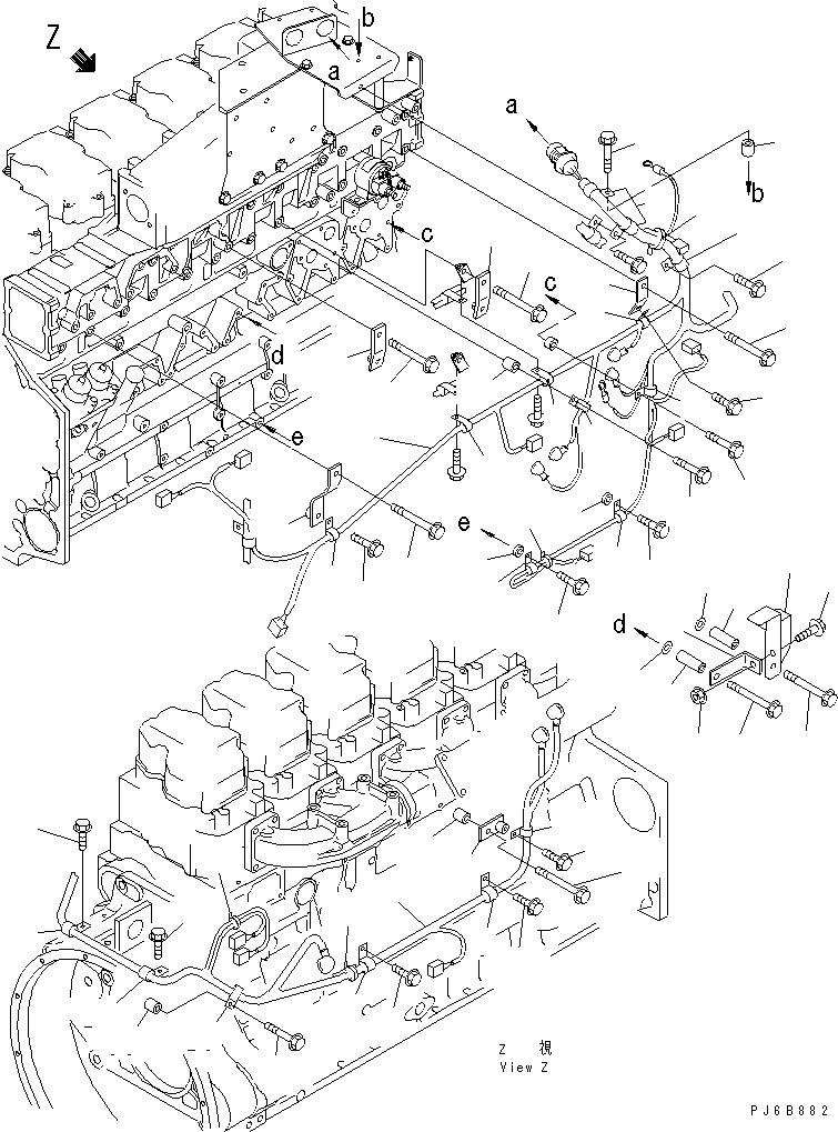 Жгут проводов 6217-81-8212 KOMATSU