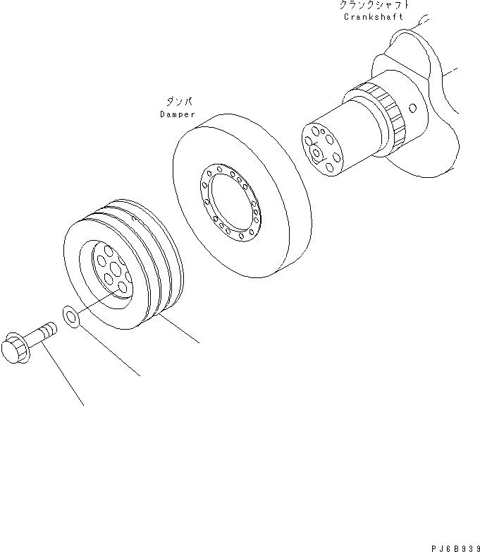PULLEY,NON HARDENING 6240-31-5220 KOMATSU