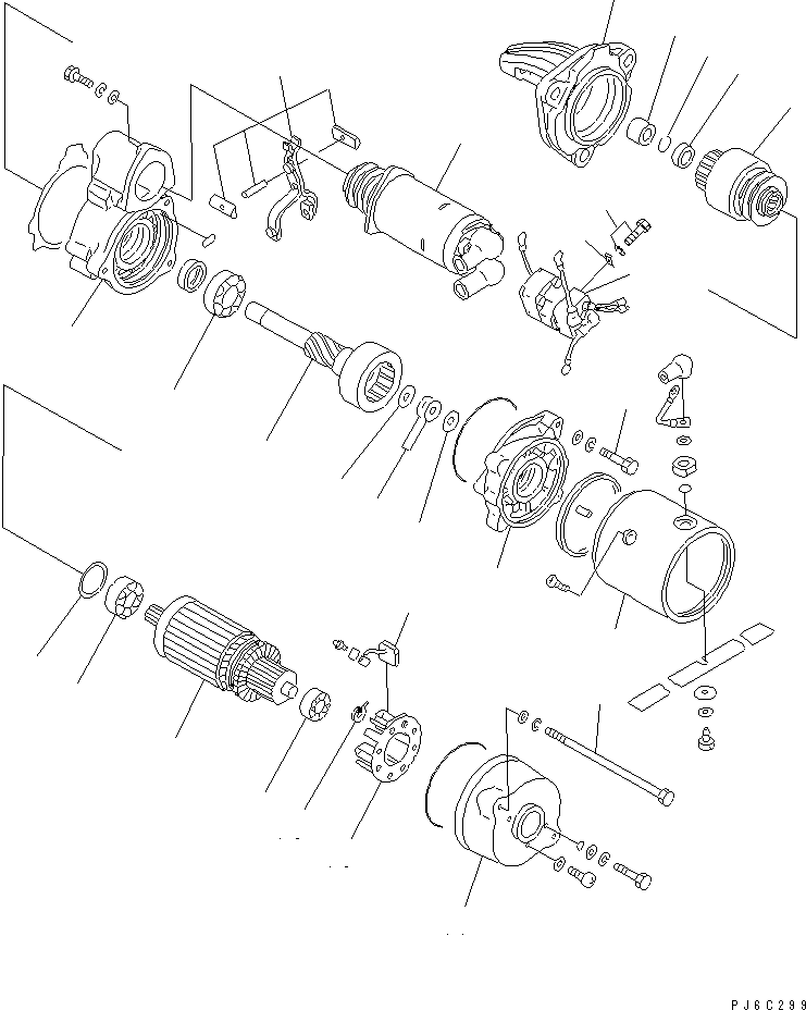 STARTING MOTOR ASS'Y,(7.5KW) \0\600-813-6630 KOMATSU