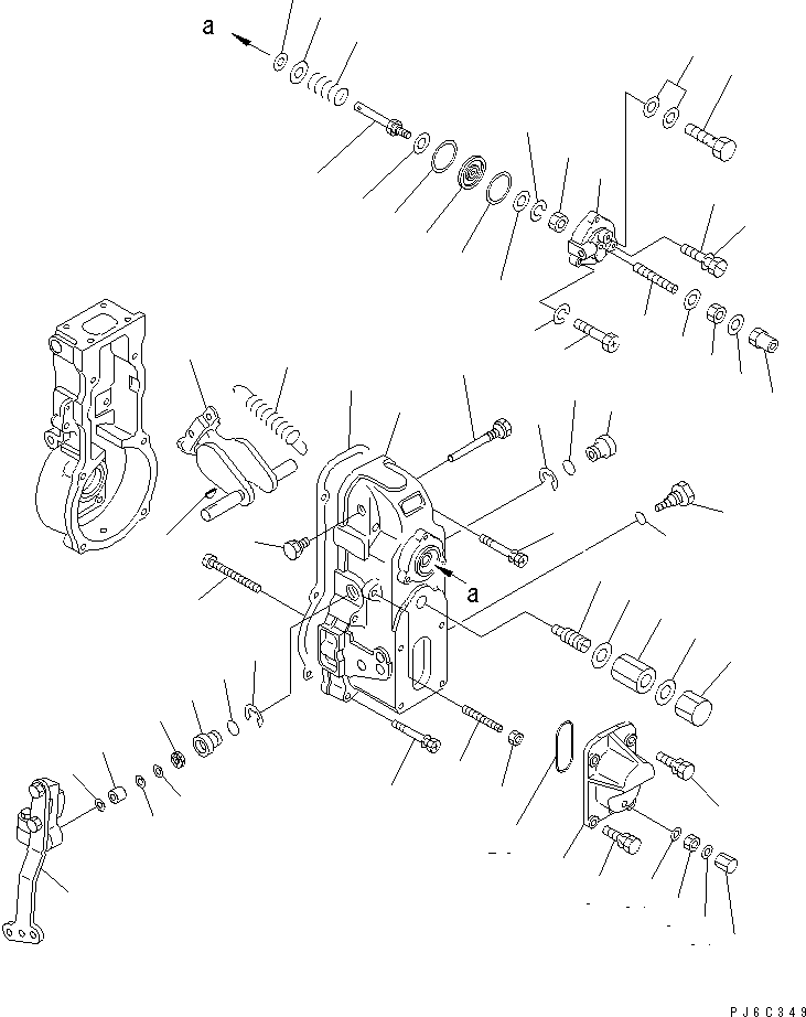 Регулятор в сборе (DK105407-5931) KOMATSU