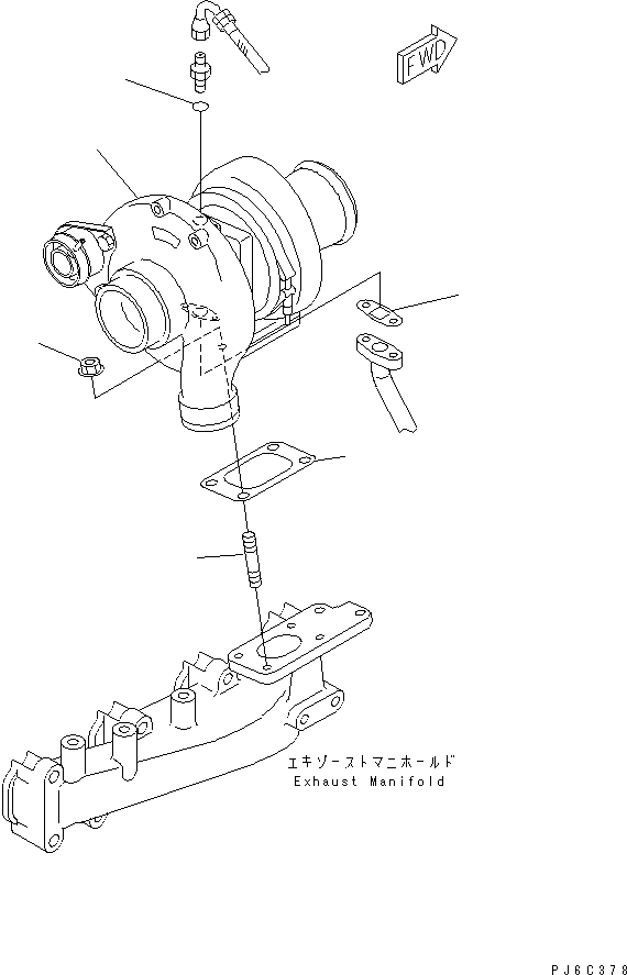 Прокладка (k1) \0\6732-81-8970 KOMATSU