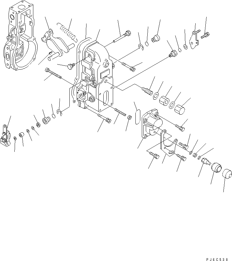 Регулятор в сборе (DK105404-5710) KOMATSU