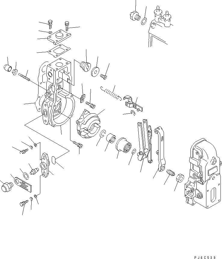 Регулятор в сборе DK105404-5720 KOMATSU