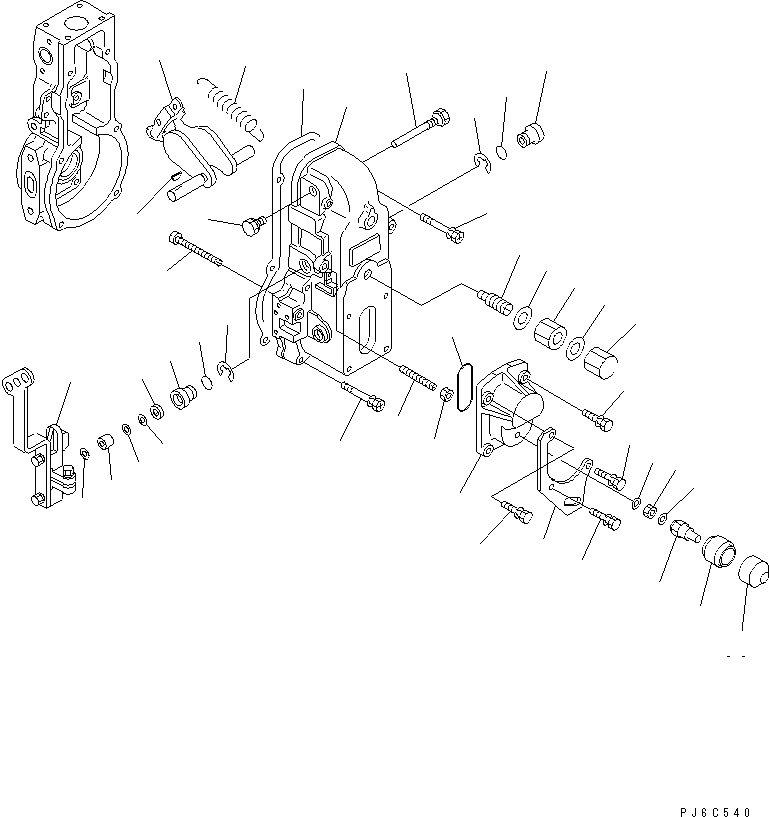 Регулятор в сборе (DK105404-5720) KOMATSU