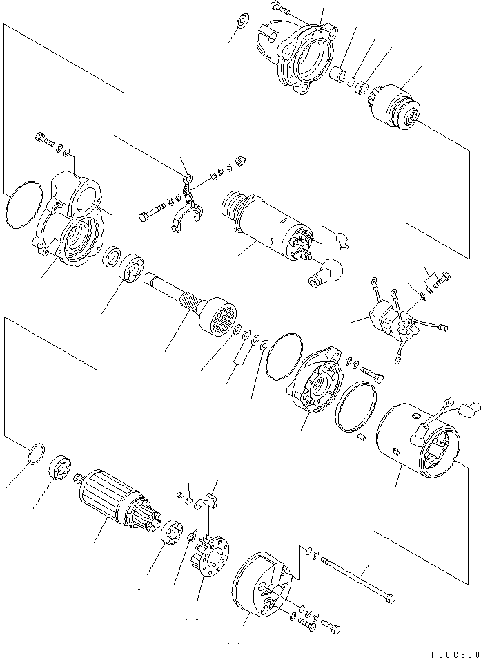 FRONT BRACKET A. KD0-23300-0264 KOMATSU