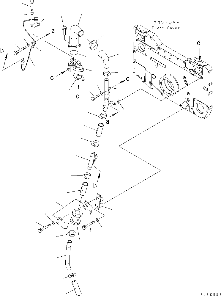 Жгут проводов 6162-85-4631 KOMATSU