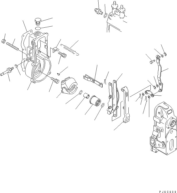 Регулятор в сборе DK105407-8020 KOMATSU