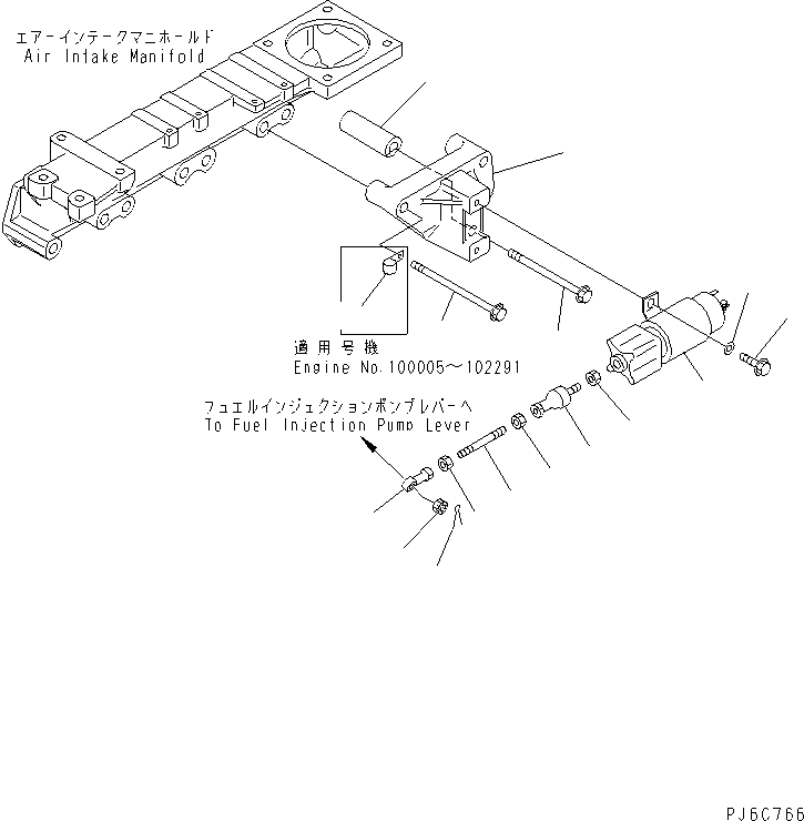 Кронштейн \1\6204-81-9550 KOMATSU