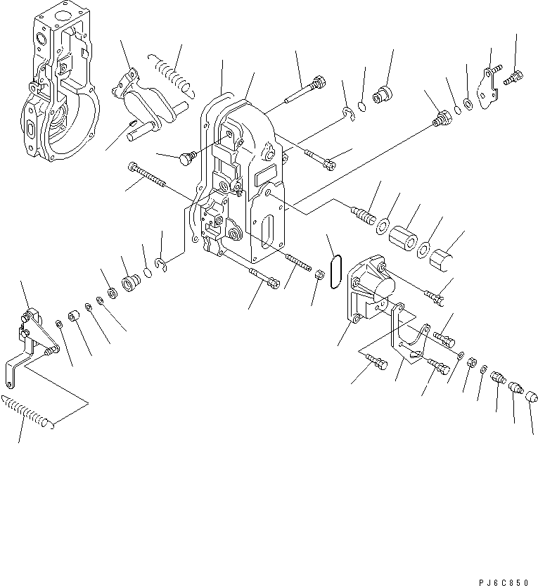 Регулятор в сборе (DK105404-5680) KOMATSU