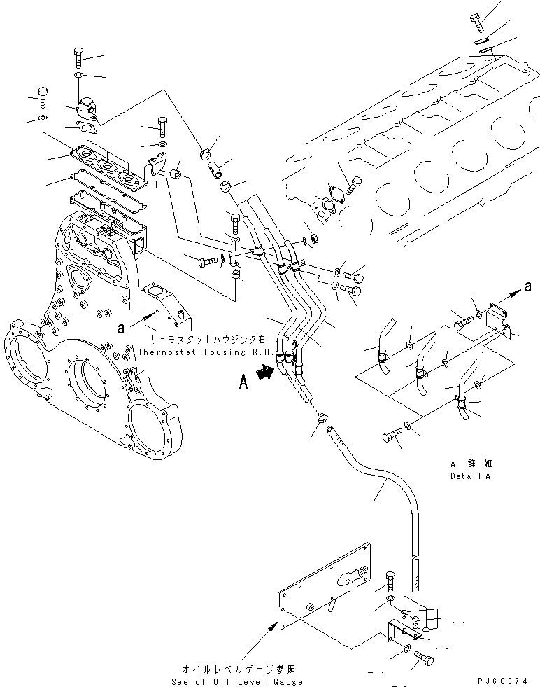 TUBE,BREATHER 6166-25-3750 KOMATSU