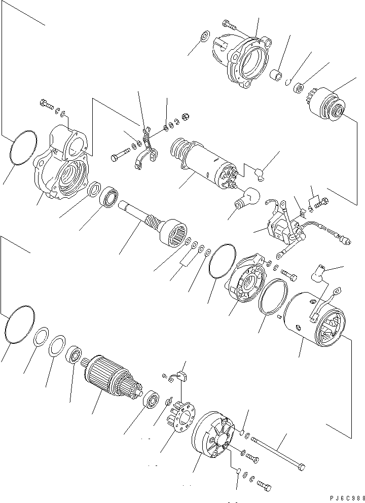 STARTING MOTOR ASS'Y,(11KW) 600-813-9330 KOMATSU