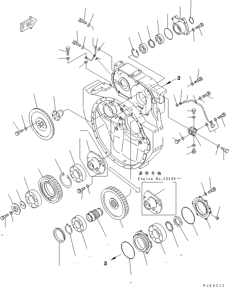SHAFT,IDLE \0\6212-22-4150 KOMATSU