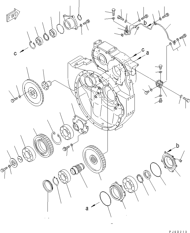 SHAFT,IDLE 6211-22-4150 KOMATSU