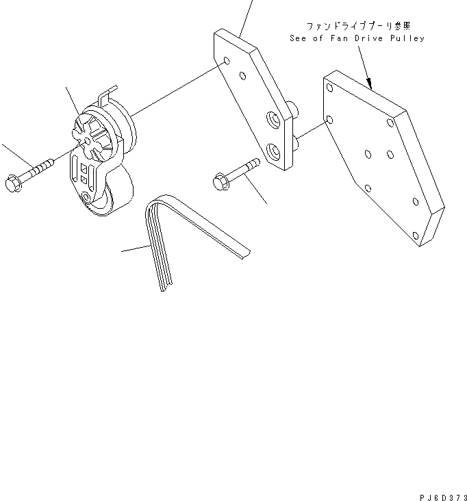TENSIONER (\2\6743-61-4120) KOMATSU