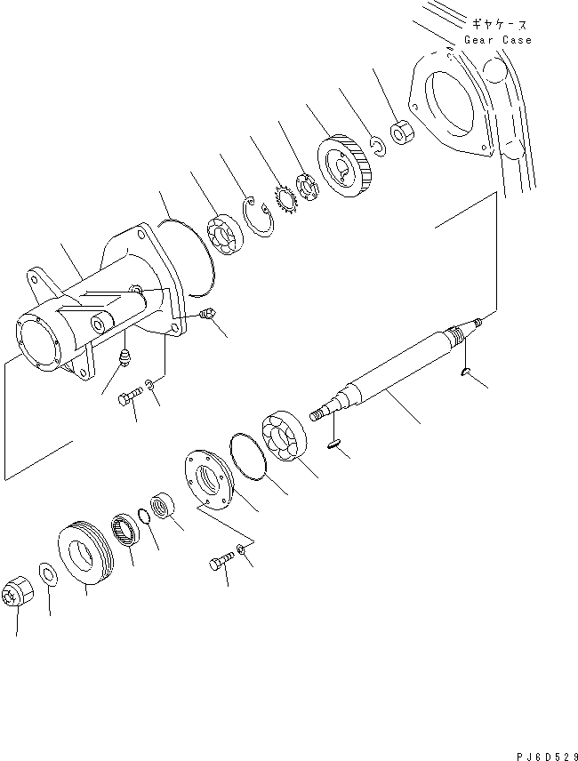 PULLEY,HARDENING 6128-21-6860 KOMATSU