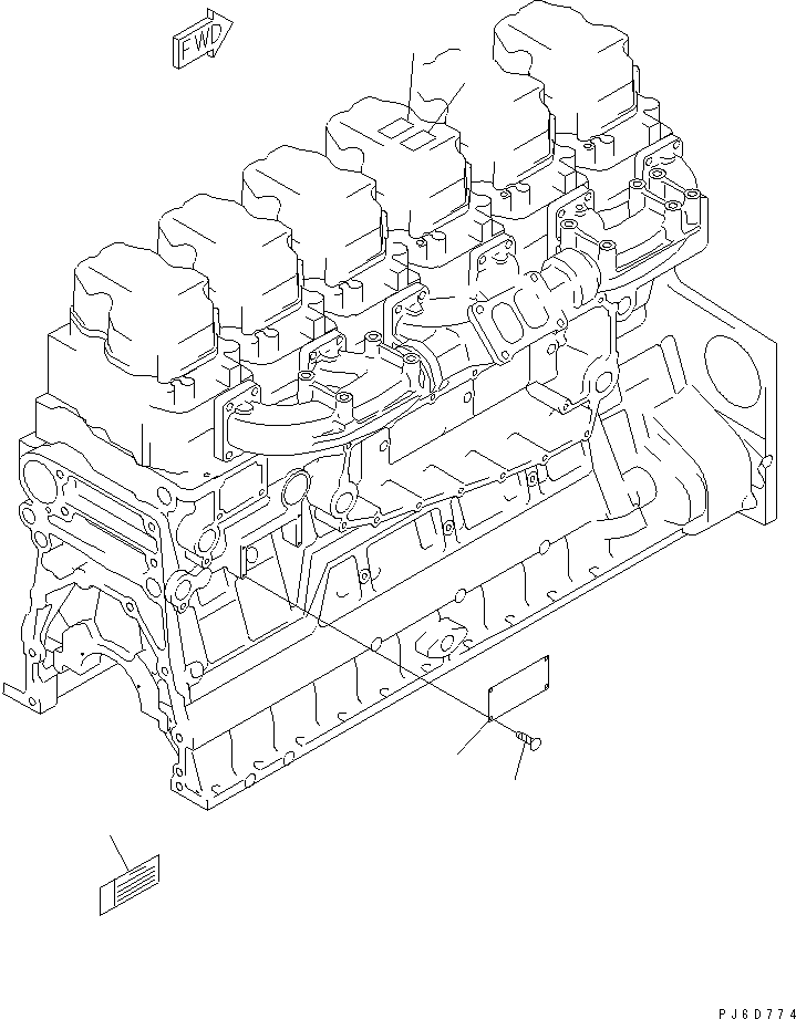 ENGINE ASS'Y 6217-00-020A KOMATSU