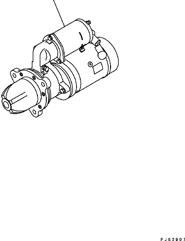 STARTING MOTOR ASS'Y,(11KW) (SEE FIG.A621P-04A2) (600-863-8113) KOMATSU