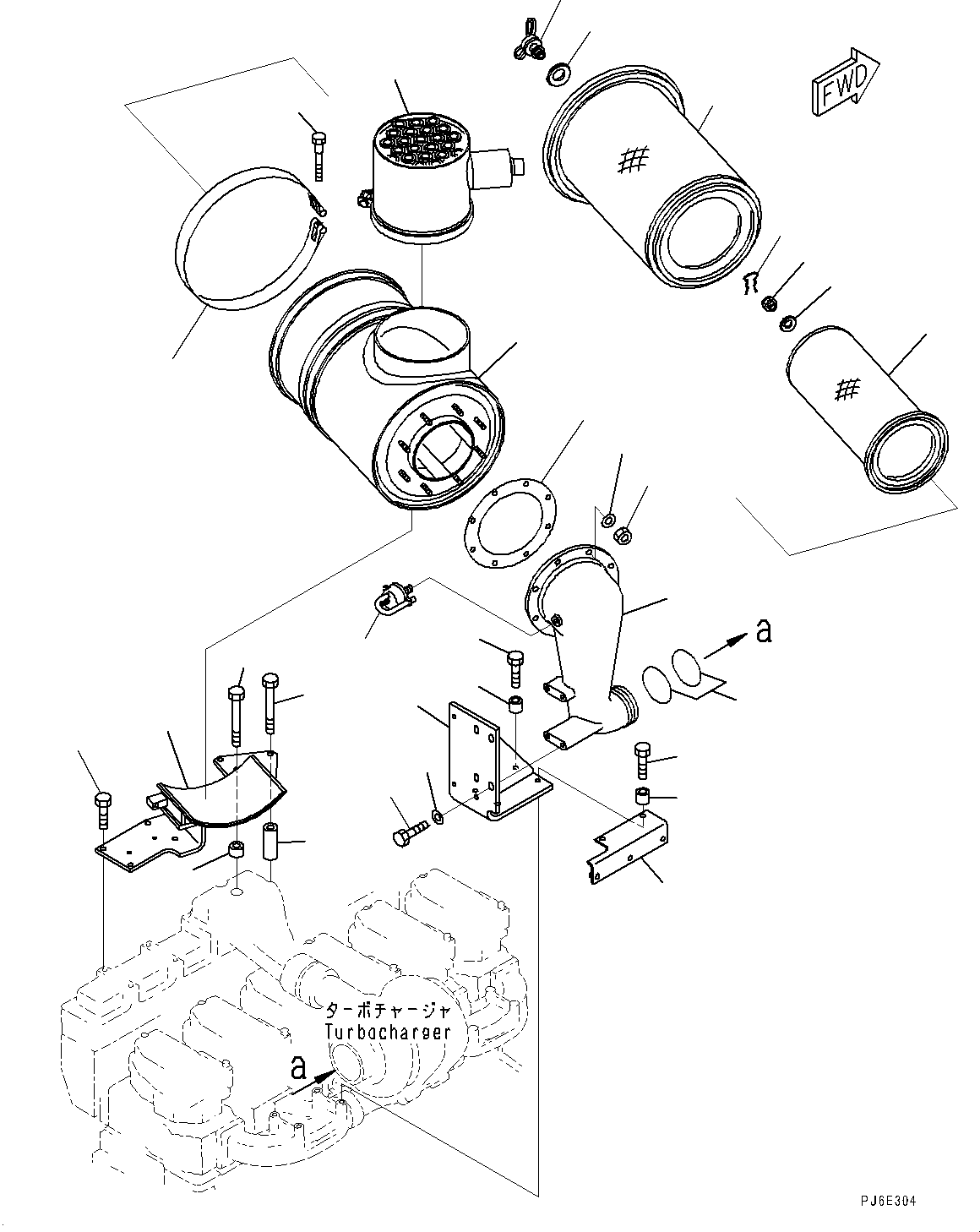 AIR CLEANER 600-183-7561 KOMATSU