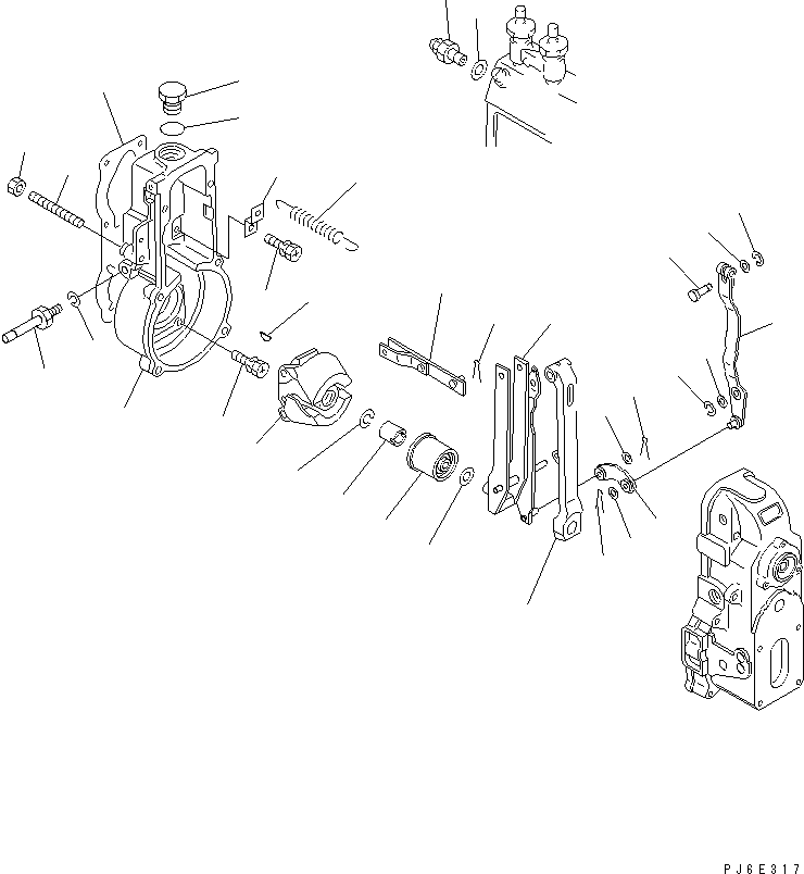 Регулятор в сборе DK105407-8180 KOMATSU