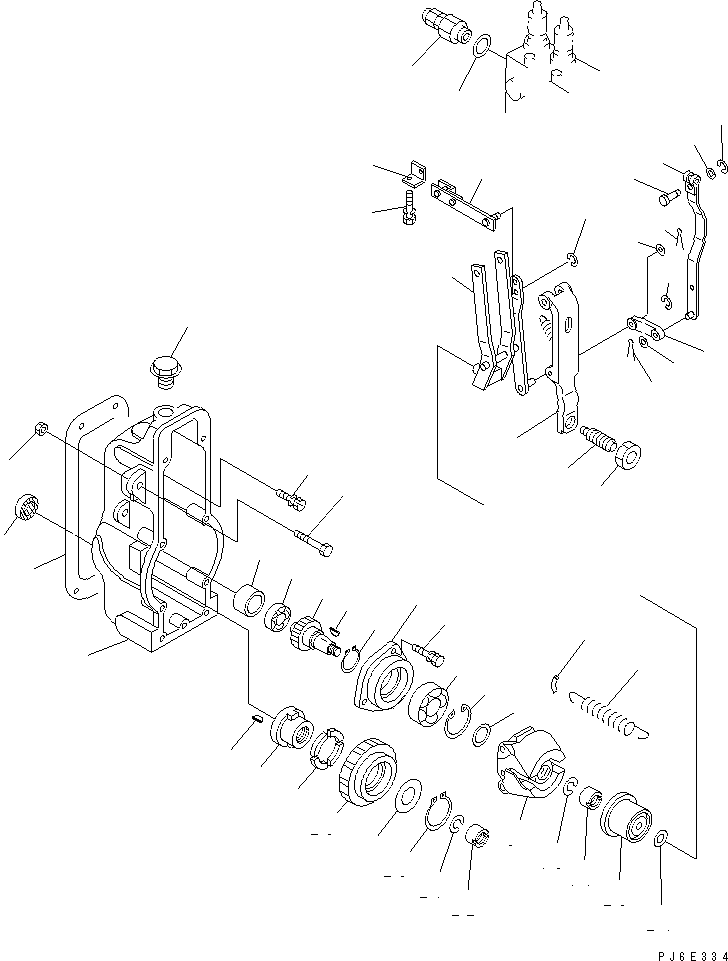 Регулятор в сборе DK105447-2490 KOMATSU
