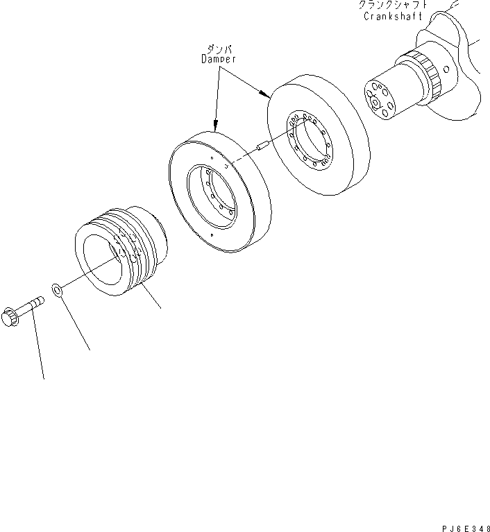 PULLEY, HARDENING 6240-31-5440 KOMATSU