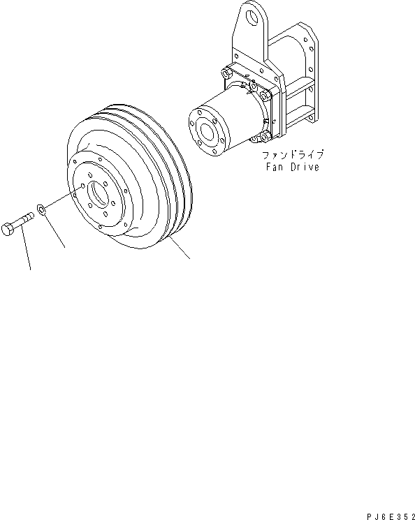 PULLEY, HARDENING 6240-61-3260 KOMATSU
