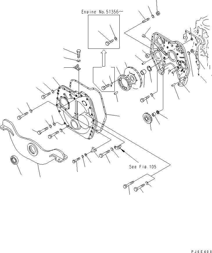 SUPPORT,FRONT 6128-21-3772 KOMATSU