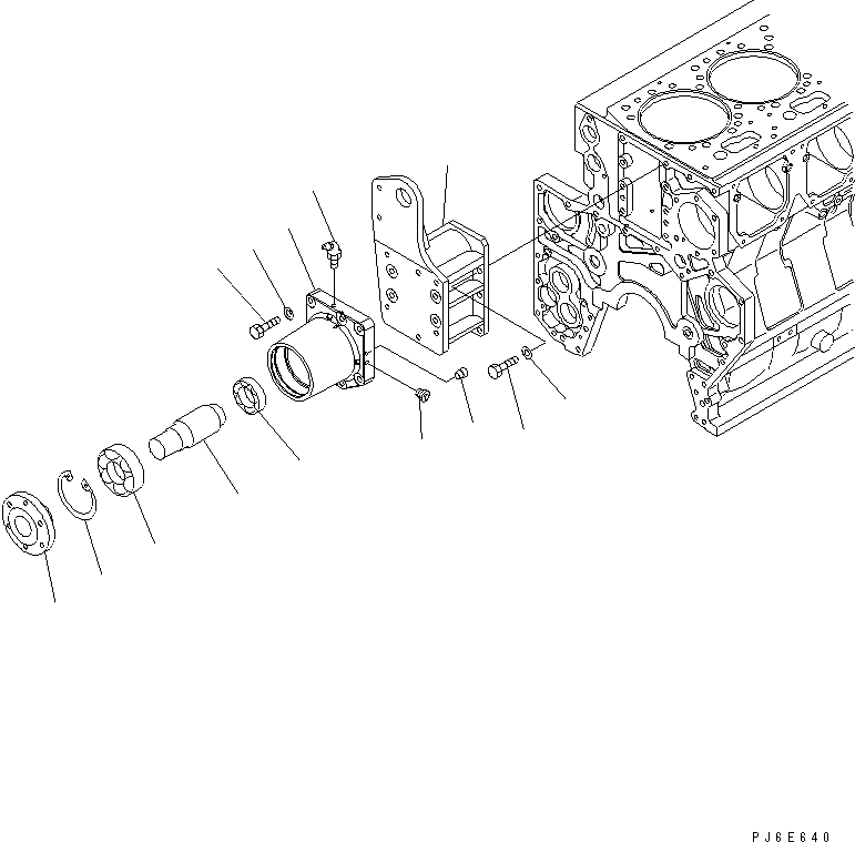 Кронштейн 6240-61-4510 KOMATSU