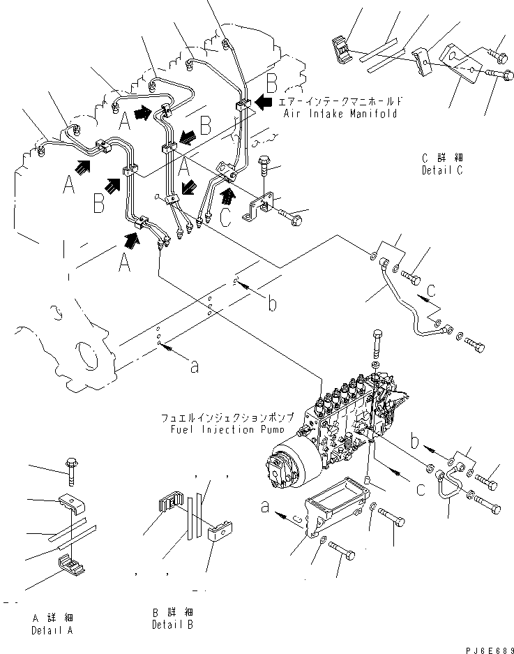 Трубка 6154-71-5120 KOMATSU