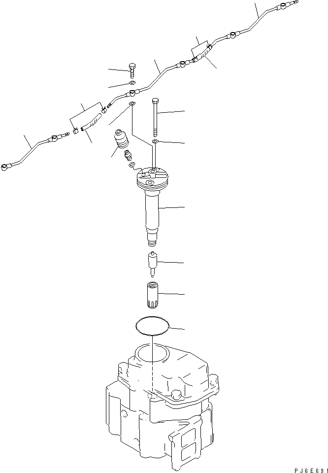 NOZZLE ASS'Y 6156-11-3200 KOMATSU