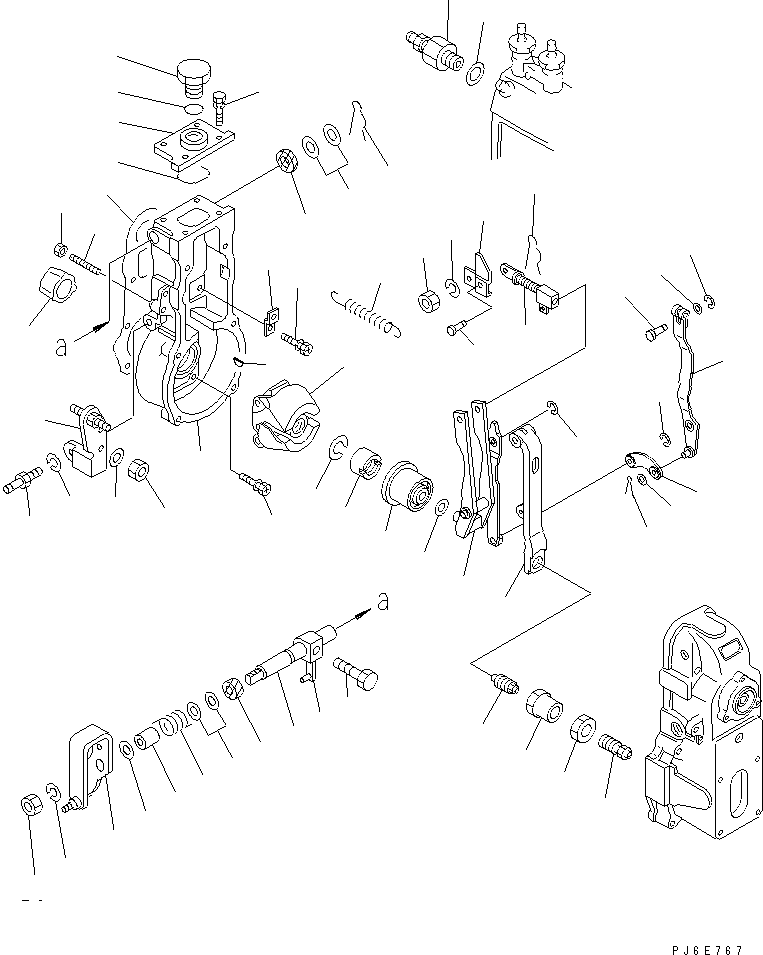 Регулятор в сборе DK105407-8200 KOMATSU