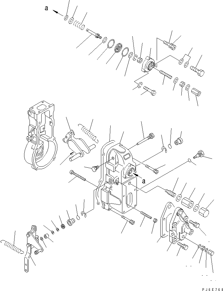 Регулятор в сборе (DK105407-8200) KOMATSU