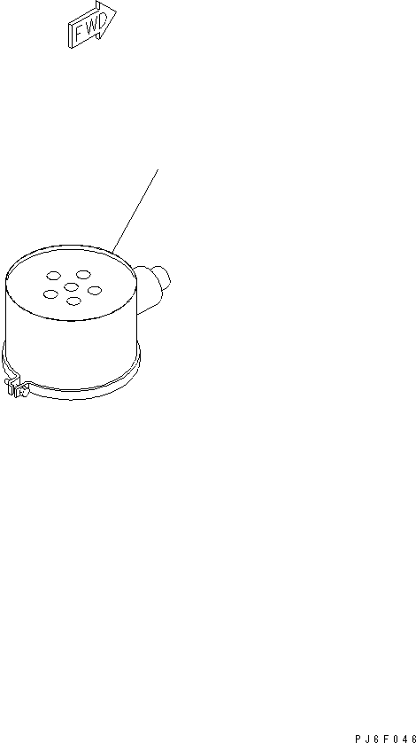 AIR CLEANER 600-183-7551 KOMATSU