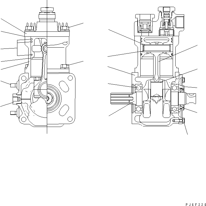 Болт DK000810-2535 KOMATSU