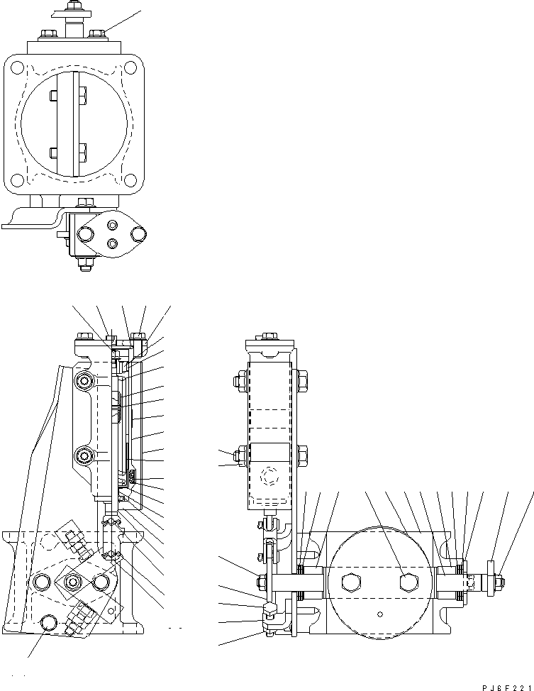 BRAKE VALVE ASS'Y JKX8197-034 KOMATSU