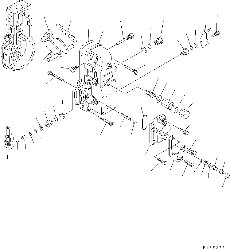 Регулятор в сборе (DK105404-5830) KOMATSU