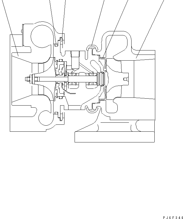 TURBOCHARGER 6205-81-8224 KOMATSU