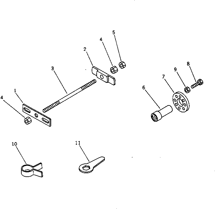 Шпилька YM103338-92030 KOMATSU