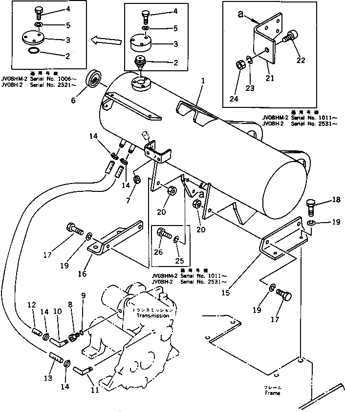 TANK,OIL 2693-8-35100 KOMATSU