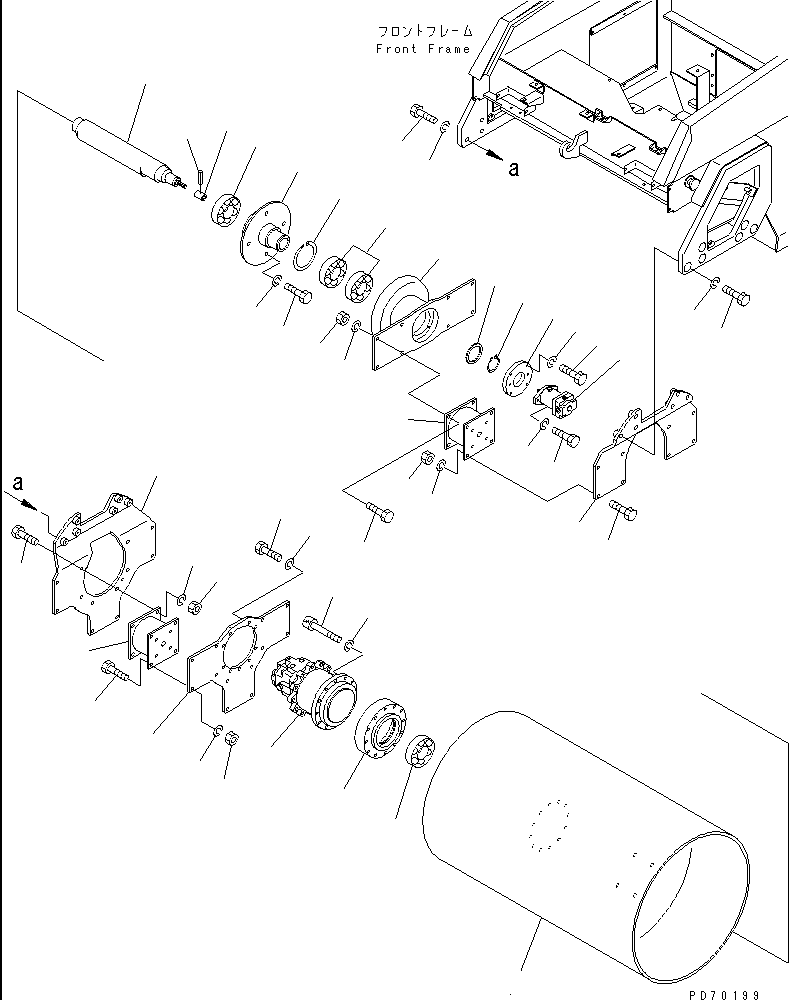 MOTOR,TRAVEL (2691-8-47200) KOMATSU