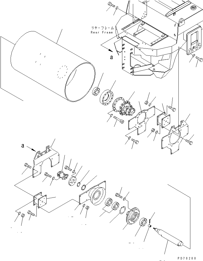 FOOT 2691-5-43500 KOMATSU