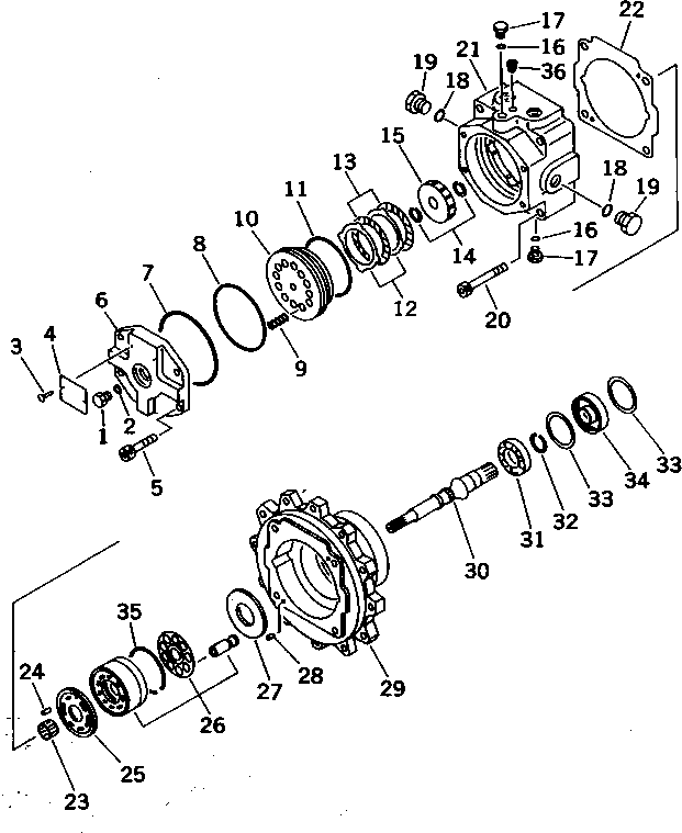MOTOR,TRAVEL 258-80-2709 KOMATSU