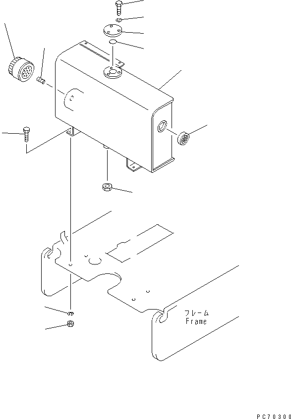 TANK,OIL 2692-8-45100 KOMATSU