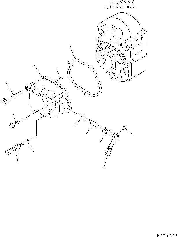 GASKET,BONNET (KIT) YM105090-11310 KOMATSU