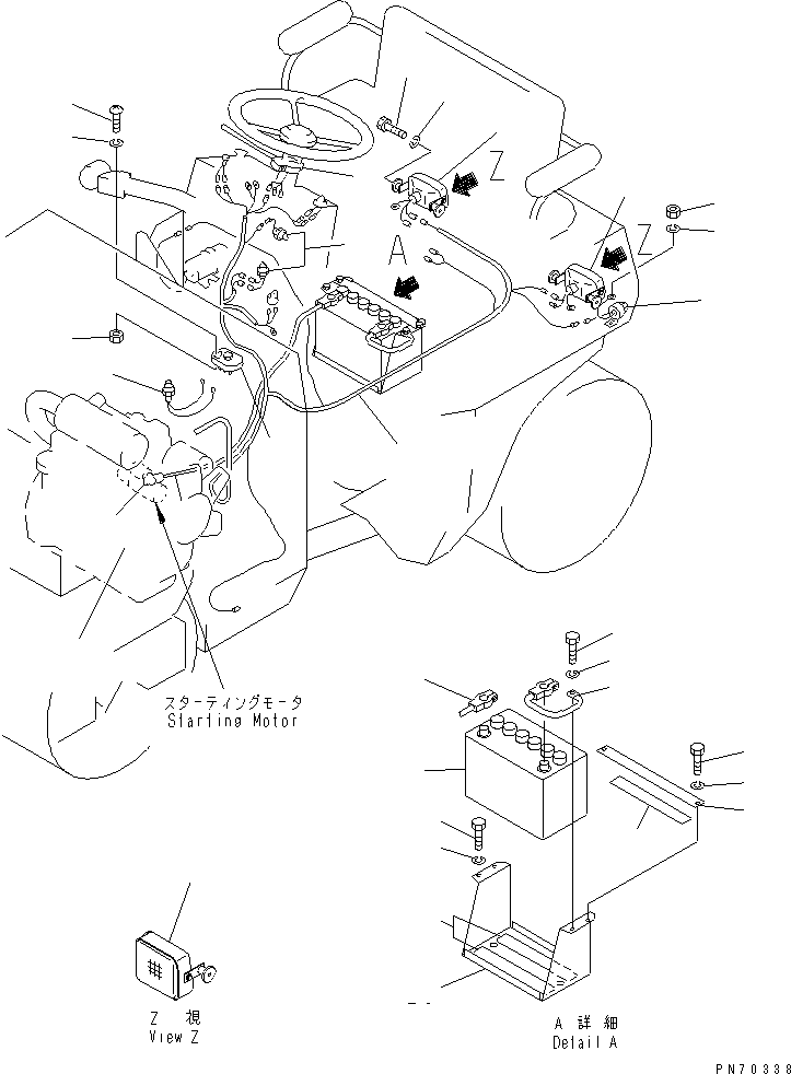 Жгут проводов (258-20-36800) KOMATSU