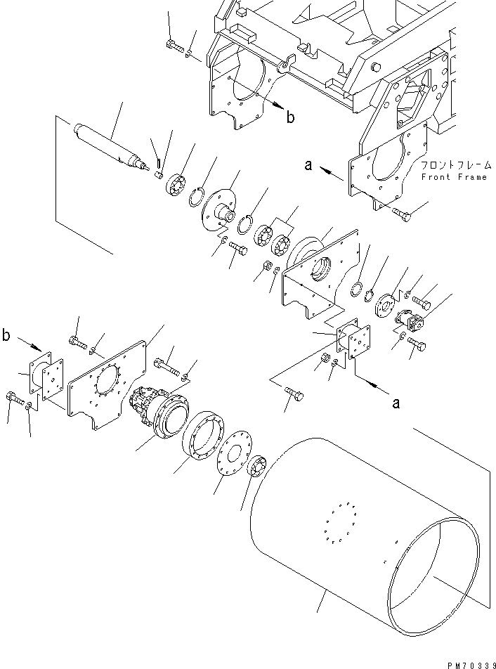 Фланец 258-40-32100 KOMATSU
