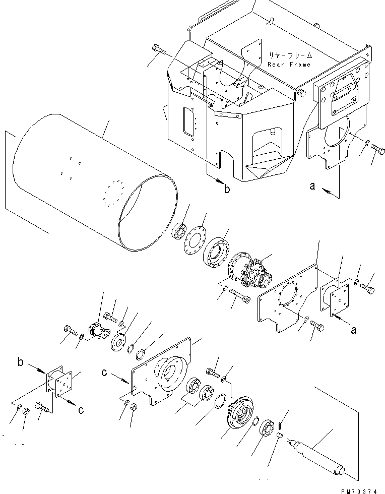 Фланец 259-70-32100 KOMATSU