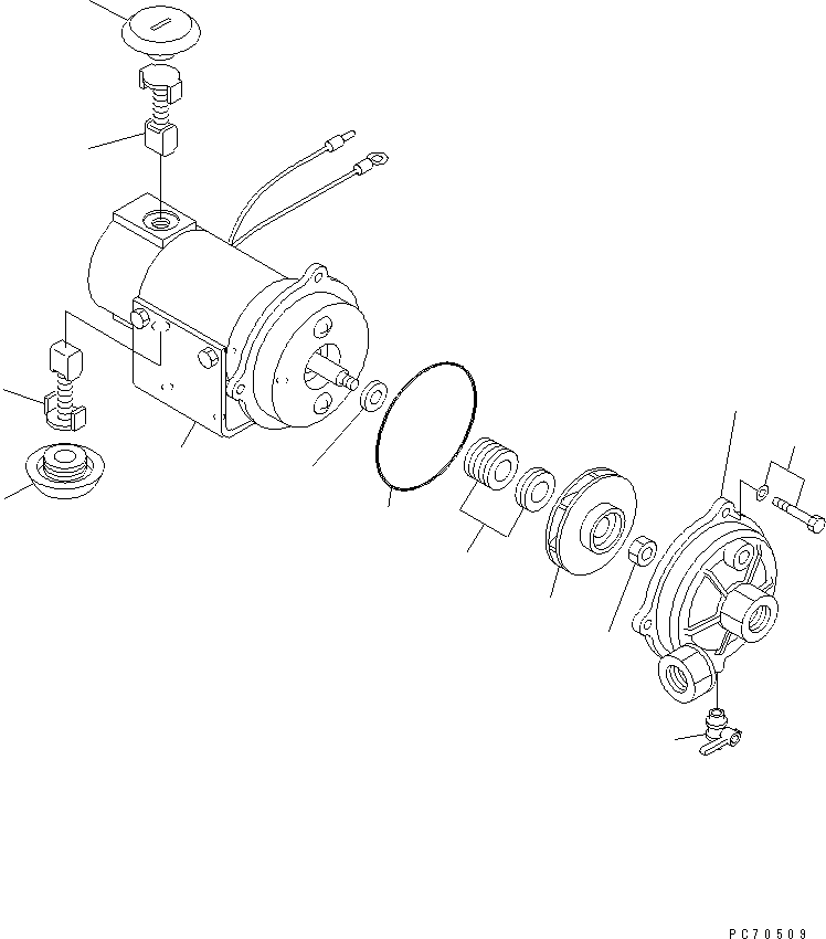 PUMP ASS'Y,WATER 258-80-33100 KOMATSU