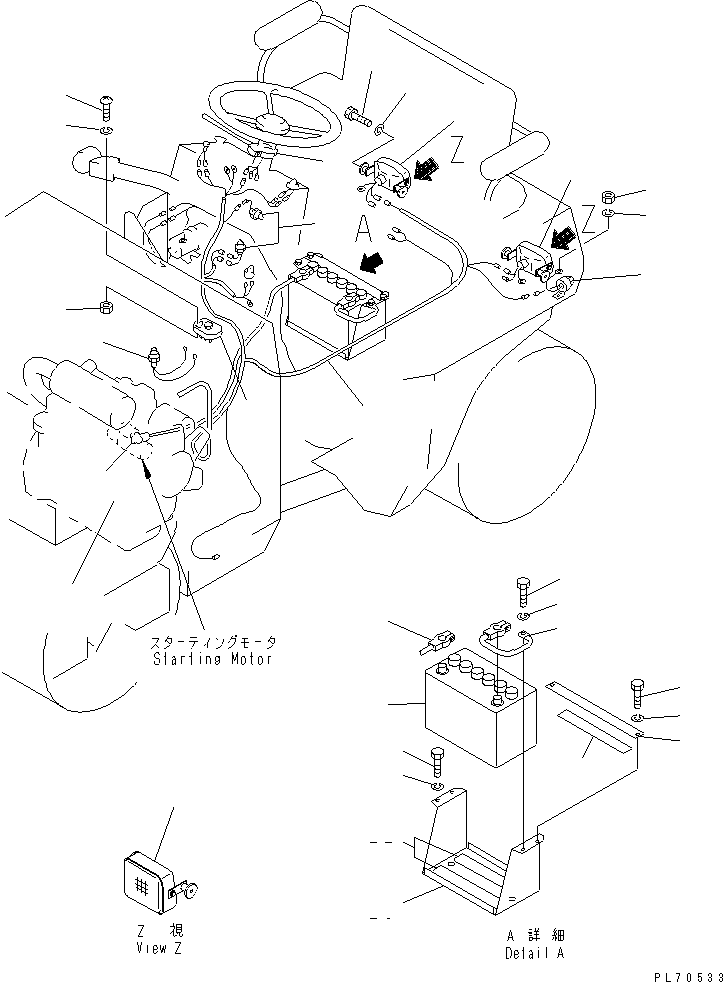 Жгут проводов (266-52-86801) KOMATSU