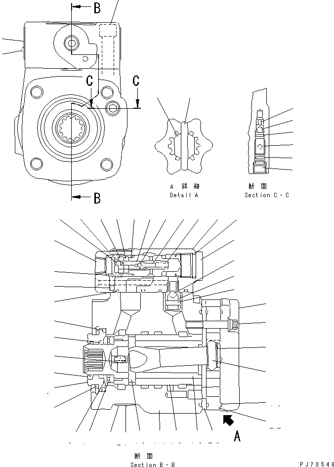 STEERING VALVE ASS'Y 266-60-81100 KOMATSU